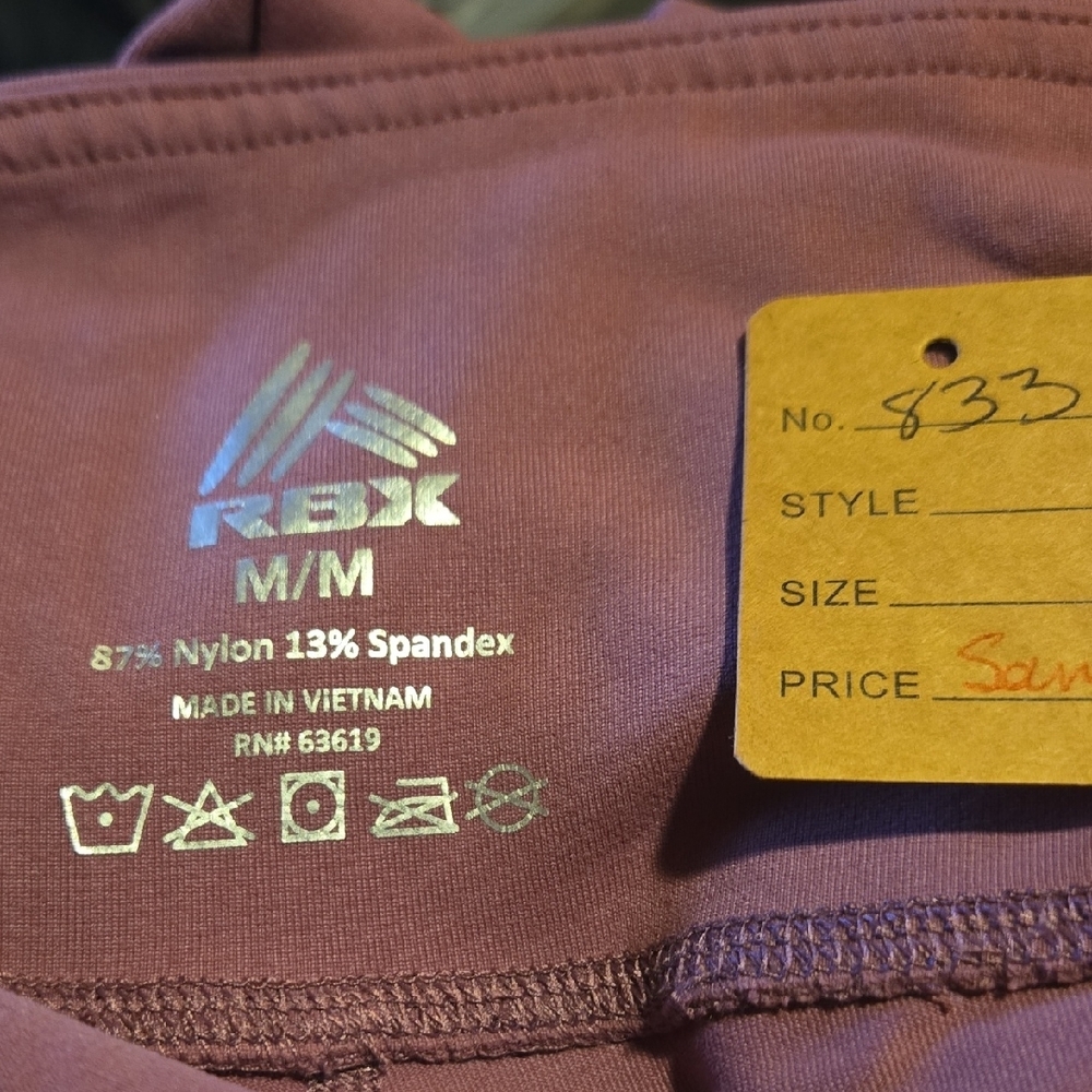 RBX Womens Mauve Leggings #833 - Picture 7 of 7
